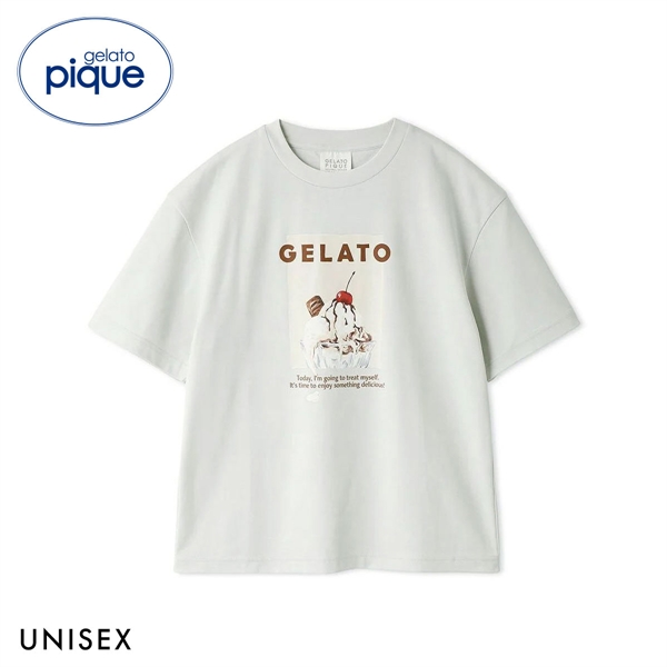 ジェラートピケ ユニセックス 接触冷感 HIGH CALORIEワンポイントTシャツ ジェラピケ UNISEX パジャマ ルームウェア gelato pique