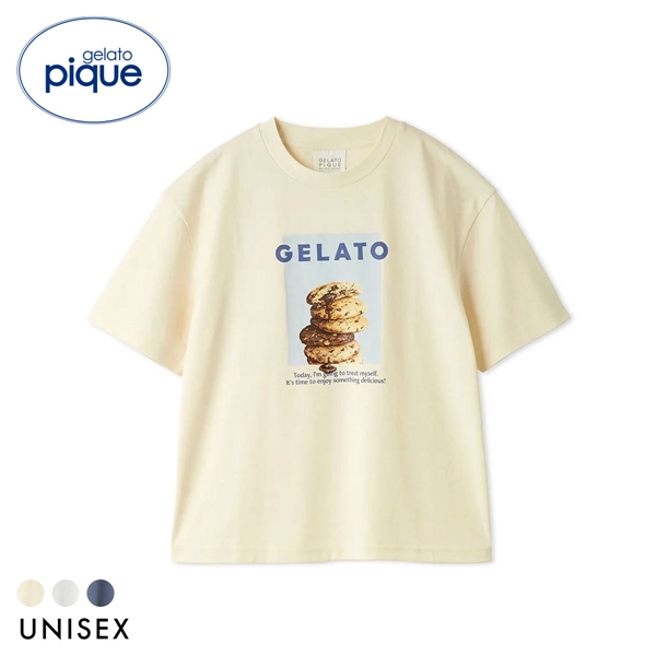 ジェラートピケ ユニセックス 接触冷感 HIGH CALORIEワンポイントTシャツ ジェラピケ UNISEX パジャマ ルームウェア gelato pique