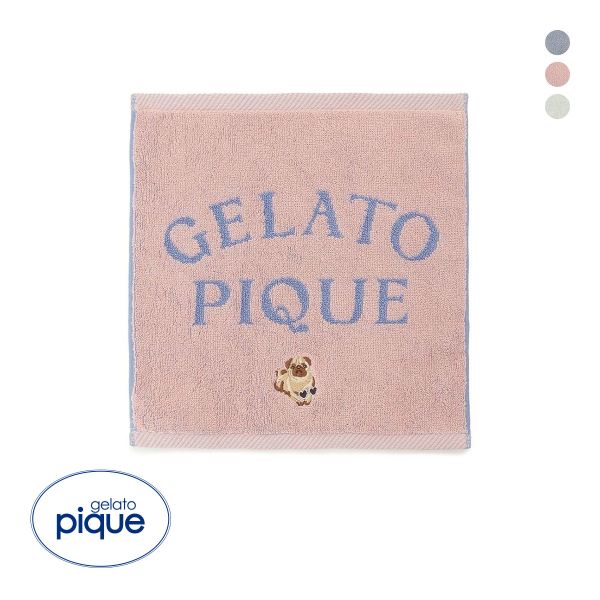 ジェラートピケ ユニセックス SUMMER DOG ハンドタオル ジェラピケ gelato pique UNISEX