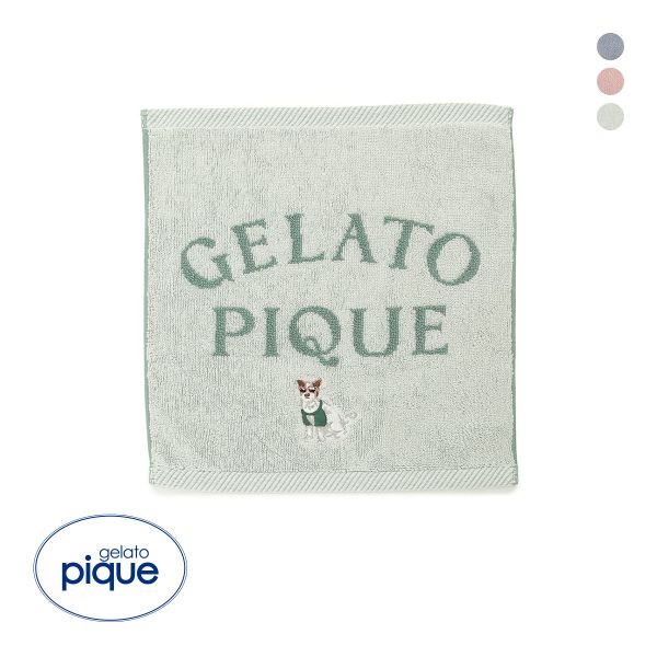 ジェラートピケ ユニセックス SUMMER DOG ハンドタオル ジェラピケ gelato pique UNISEX