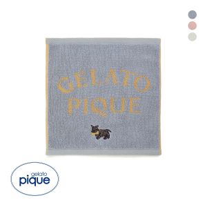 ジェラートピケ ユニセックス SUMMER DOG ハンドタオル ジェラピケ gelato pique UNISEX