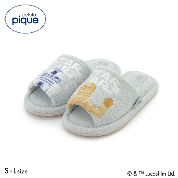 ジェラートピケ STAR WARS ユニセックス ルームシューズ ジェラピケ スターウォーズ パジャマ ルームウェア gelato pique UNISEX