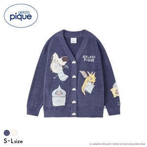 ジェラートピケ ユニセックス ドラゴンクエスト ジャガードカーディガン ジェラピケ gelato pique UNISEX DRAGON QUEST