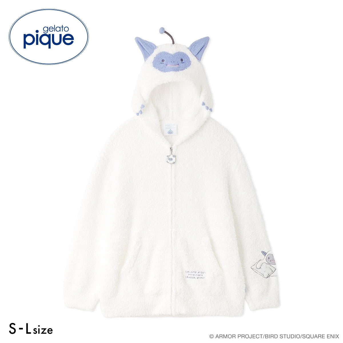 ジェラートピケ ユニセックス ドラゴンクエスト わたぼうパーカ ジェラピケ gelato pique UNISEX DRAGON QUEST
