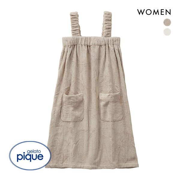 ジェラートピケ gelato pique レディース タオルバスドレス ジェラピケ