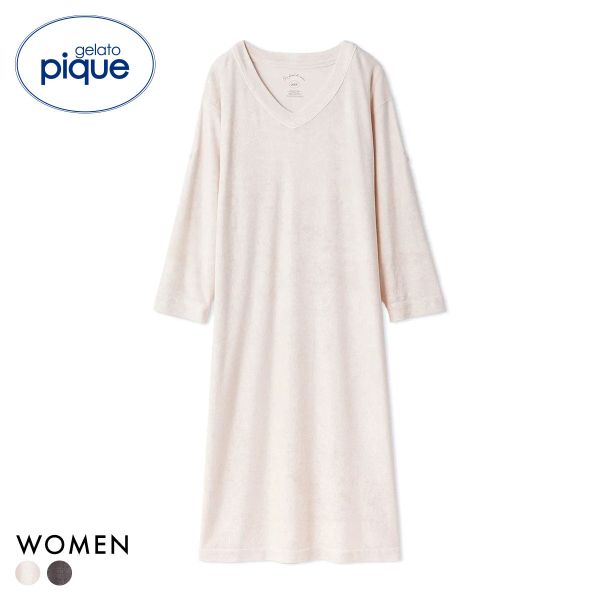 ジェラートピケ レディース パイルワンピース ジェラピケ パジャマ ルームウェア gelato pique