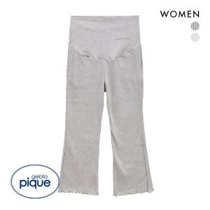 ジェラートピケ gelato pique レディース マタニティリブロングパンツ ジェラピケ パジャマ ルームウェア