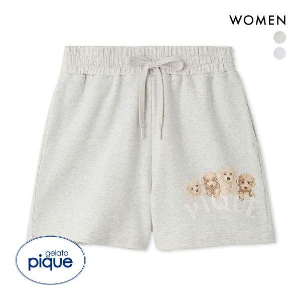 ジェラートピケ レディース トイプードル裏毛ショートパンツ ジェラピケ パジャマ ルームウェア gelato pique