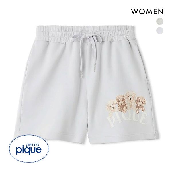 ジェラートピケ レディース トイプードル裏毛ショートパンツ ジェラピケ パジャマ ルームウェア gelato pique