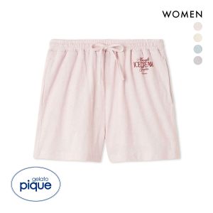 ジェラートピケ レディース COOL COLLECTION 接触冷感 ICEワンポイントショートパンツ ジェラピケ パジャマ gelato pique