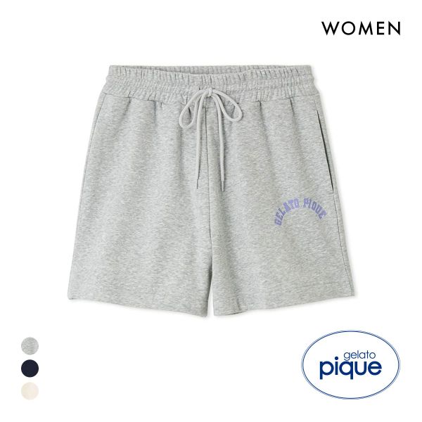 ジェラートピケ レディース スポーティーベア裏毛ショートパンツ ジェラピケ パジャマ ルームウェア gelato pique