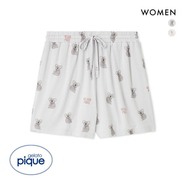 ジェラートピケ レディース コアラ柄ショートパンツ ジェラピケ パジャマ ルームウェア gelato pique