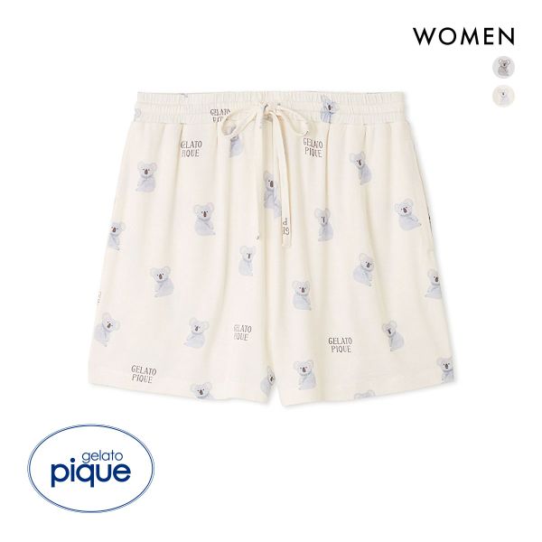 ジェラートピケ レディース コアラ柄ショートパンツ ジェラピケ パジャマ ルームウェア gelato pique