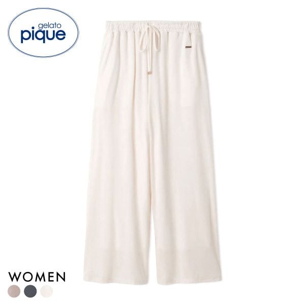 ジェラートピケ レディース ベロアロングパンツ ジェラピケ パジャマ ルームウェア gelato pique