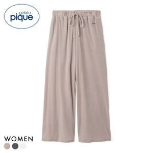 ジェラートピケ レディース ベロアロングパンツ ジェラピケ パジャマ ルームウェア gelato pique