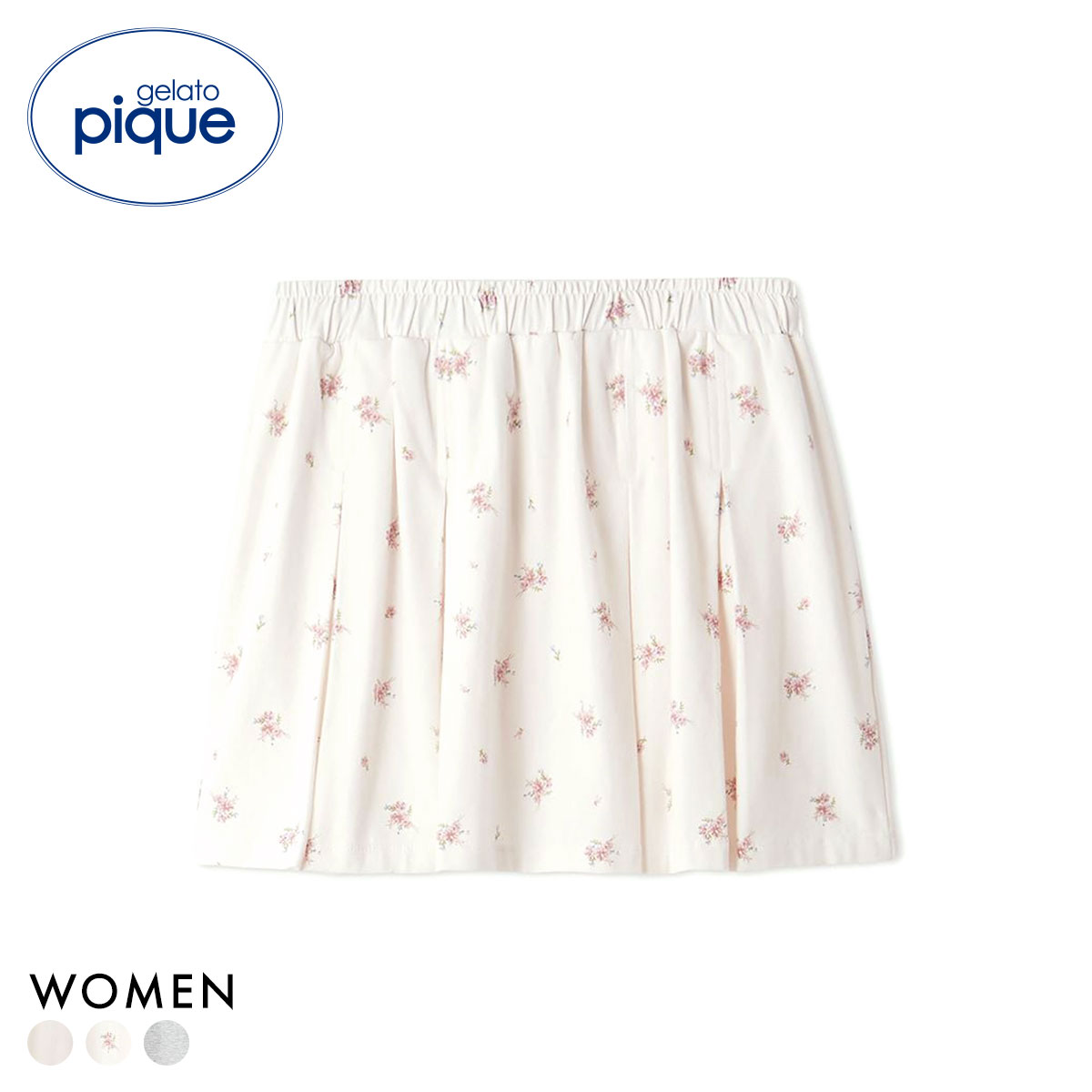 ジェラートピケ レディース カレッジロゴショートパンツ ジェラピケ パジャマ ルームウェア gelato pique(PI-ピンク-Free)