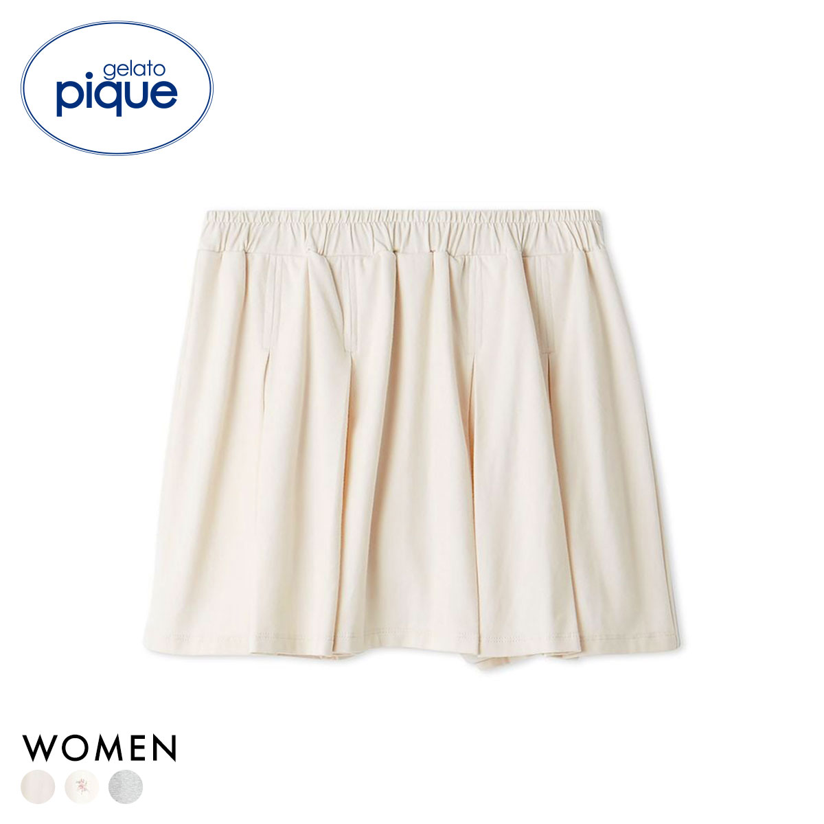ジェラートピケ レディース カレッジロゴショートパンツ ジェラピケ パジャマ ルームウェア gelato pique