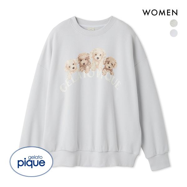 ジェラートピケ レディース トイプードル裏毛プルオーバー ジェラピケ パジャマ ルームウェア gelato pique
