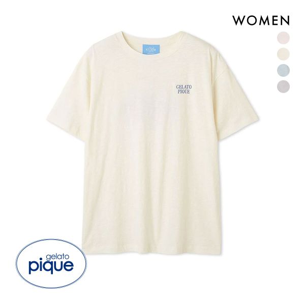 ジェラートピケ レディース COOL COLLECTION 接触冷感 ICEワンポイントビッグTシャツ ジェラピケ パジャマ gelato pique