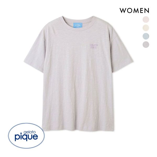 ジェラートピケ レディース COOL COLLECTION 接触冷感 ICEワンポイントビッグTシャツ ジェラピケ パジャマ gelato pique