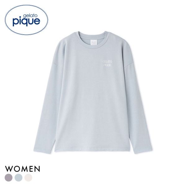 ジェラートピケ レディース インレイロゴロンT ジェラピケ パジャマ ルームウェア gelato pique