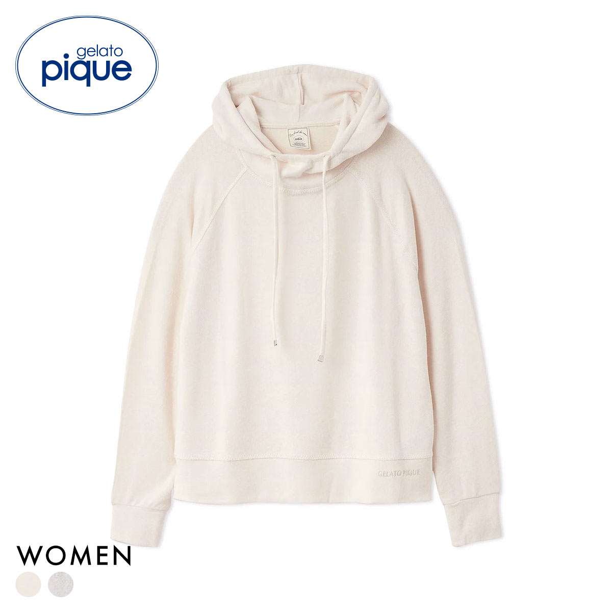 ジェラートピケ レディース スノーパーカ ジェラピケ パジャマ ルームウェア gelato pique(CR-クリーム-Free)
