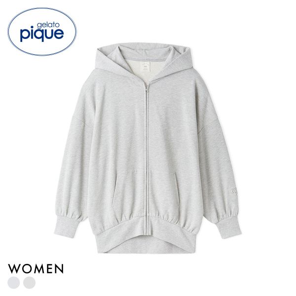 ジェラートピケ レディース 裏毛パーカ ジェラピケ パジャマ ルームウェア gelato pique