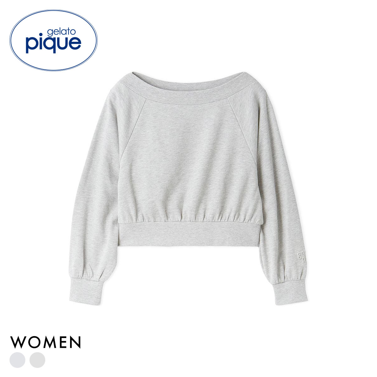 ジェラートピケ レディース 裏毛プルオーバー ジェラピケ パジャマ ルームウェア gelato pique(GY-グレー-Free)