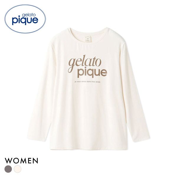 ジェラートピケ レディース レーヨンロゴロンT ジェラピケ パジャマ ルームウェア gelato pique