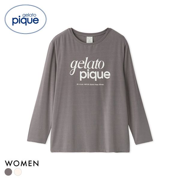 ジェラートピケ レディース レーヨンロゴロンT ジェラピケ パジャマ ルームウェア gelato pique