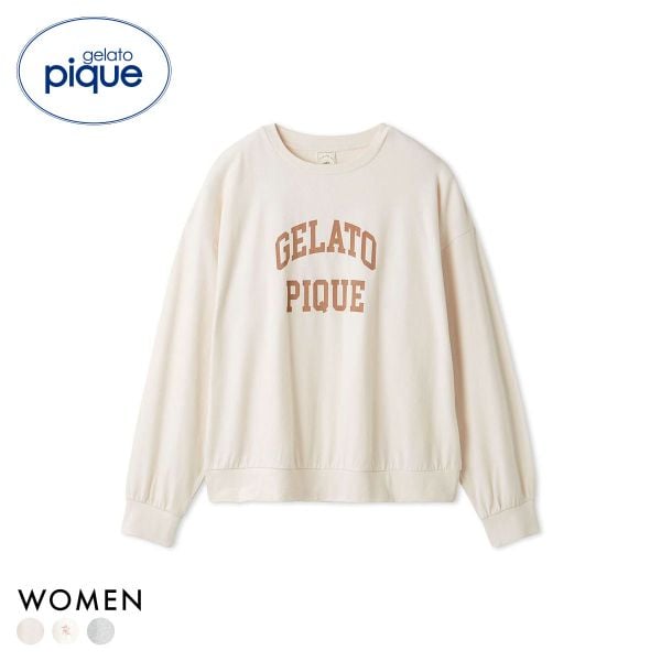ジェラートピケ レディース カレッジロゴロンT ジェラピケ パジャマ ルームウェア gelato pique