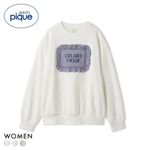 ジェラートピケ レディース WhiteDay ピローモチーフ裏毛プルオーバー ジェラピケ パジャマ ルームウェア gelato pique ホワイトデー