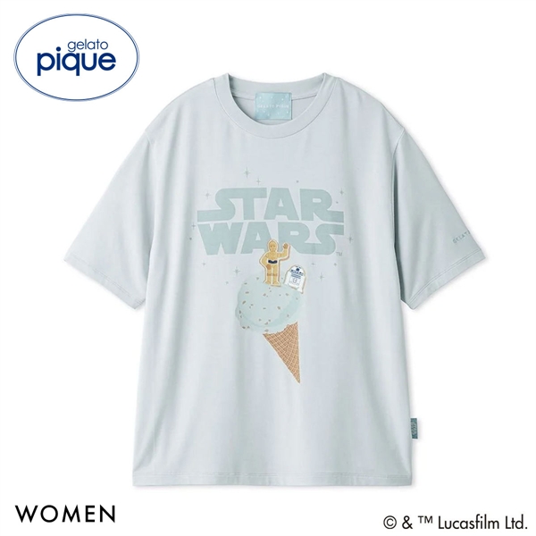 ジェラートピケ STAR WARS レディース ワンポイントTシャツ ジェラピケ スターウォーズ パジャマ ルームウェア
