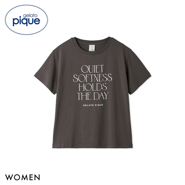 ジェラートピケ レディース 接触冷感 レーヨンロゴTシャツ ジェラピケ パジャマ ルームウェア gelato pique