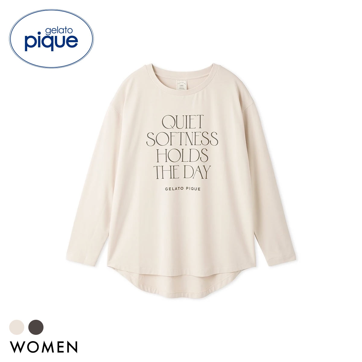 ジェラートピケ レディース 接触冷感 レーヨンロゴロンT ジェラピケ パジャマ ルームウェア gelato pique