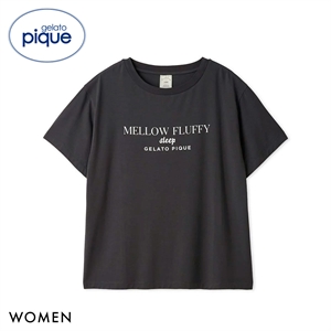 ジェラートピケ レディース 接触冷感 COOLレーヨンロゴTシャツ ジェラピケ パジャマ ルームウェア gelato pique