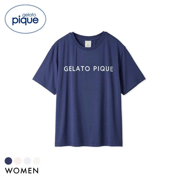 ジェラートピケ レディース 接触冷感 モチーフ4柄Tシャツ ジェラピケ パジャマ ルームウェア gelato pique