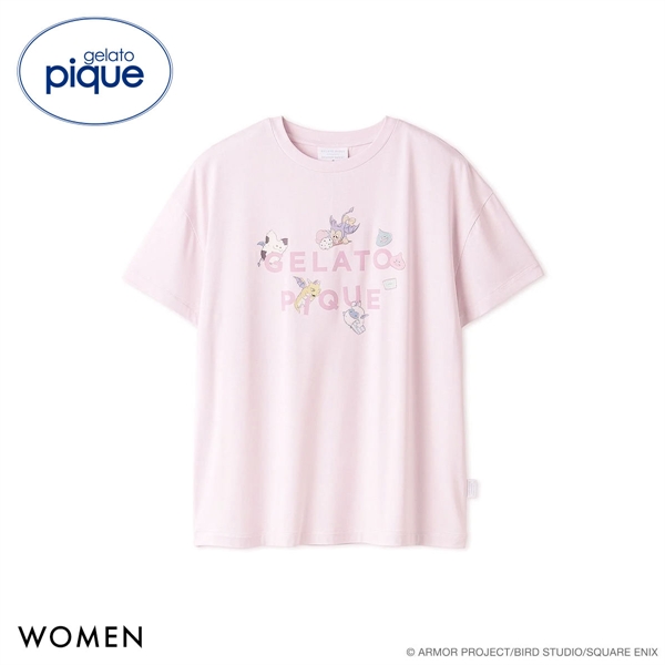 ジェラートピケ レディース ドラゴンクエスト ワンポイントTシャツ ジェラピケ パジャマ ルームウェア gelato pique DRAGON QUEST