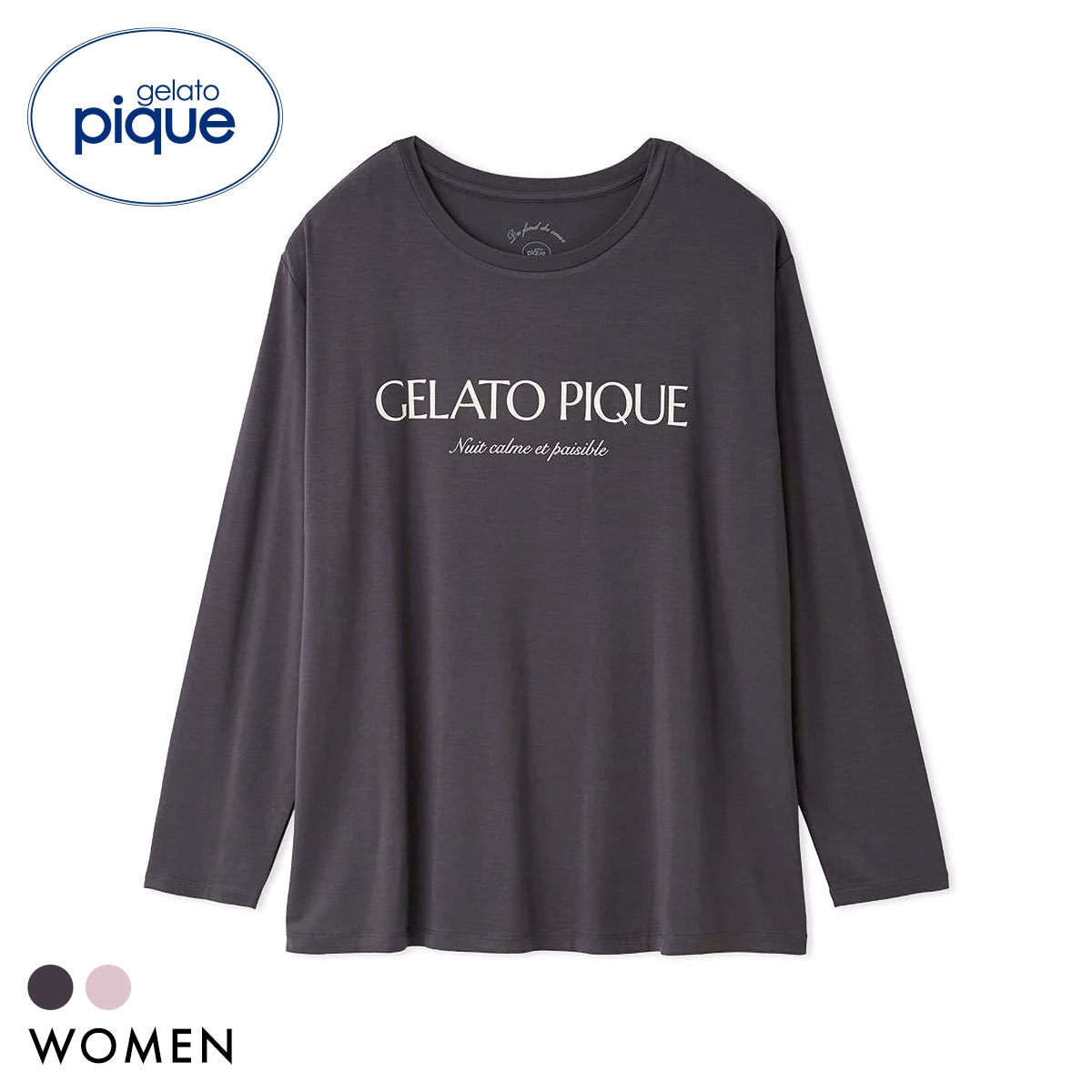ジェラートピケ レディース レーヨンロゴロンT ジェラピケ パジャマ ルームウェア gelato pique
