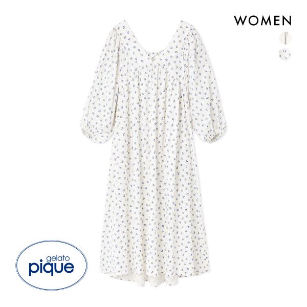 ジェラートピケ レディース ガーゼライクワンピース ジェラピケ パジャマ ルームウェア gelato pique