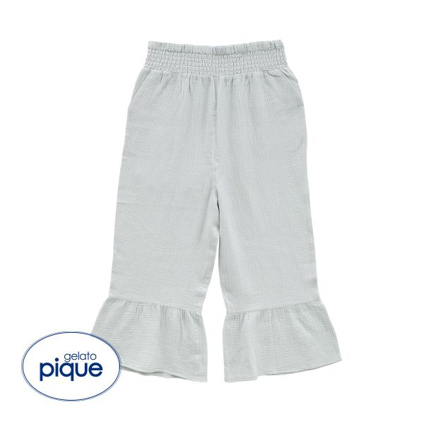 ジェラートピケ gelato pique レディース マタニティガーゼロングパンツ ジェラピケ パジャマ ルームウェア