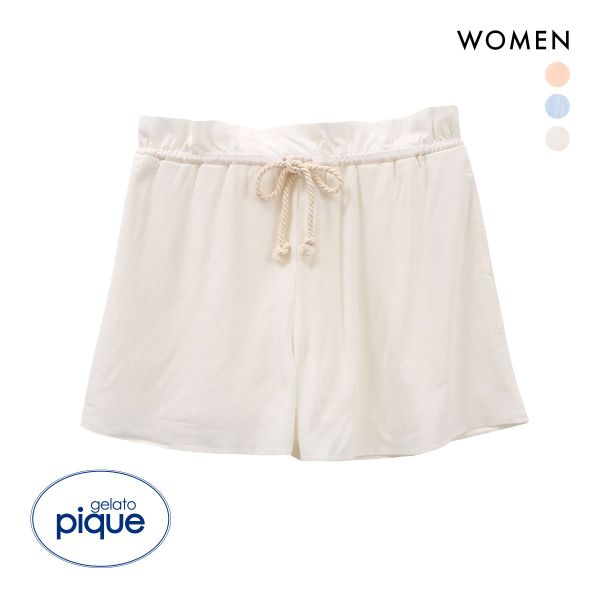 ジェラートピケ レディース グラデーションフレアショートパンツ ジェラピケ パジャマ ルームウェア gelato pique