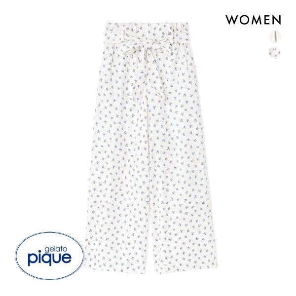 ジェラートピケ レディース ガーゼライクロングパンツ ジェラピケ パジャマ ルームウェア gelato pique