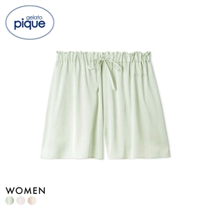 ジェラートピケ レディース サテンショートパンツ ジェラピケ パジャマ ルームウェア gelato pique