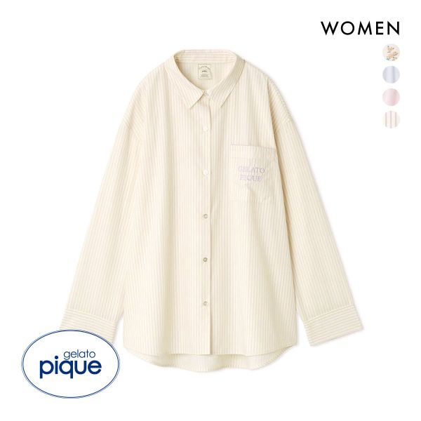 ジェラートピケ レディース バリエーションシャツ ジェラピケ パジャマ ルームウェア gelato pique