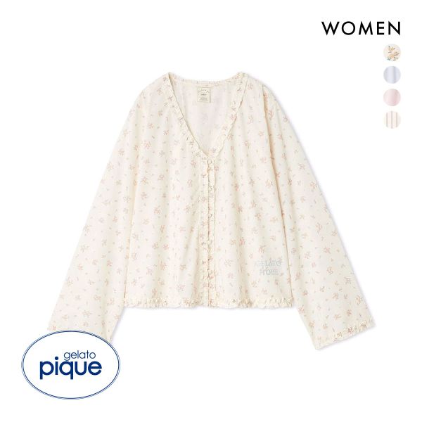 ジェラートピケ レディース バリエーションシャツ ジェラピケ パジャマ ルームウェア gelato pique