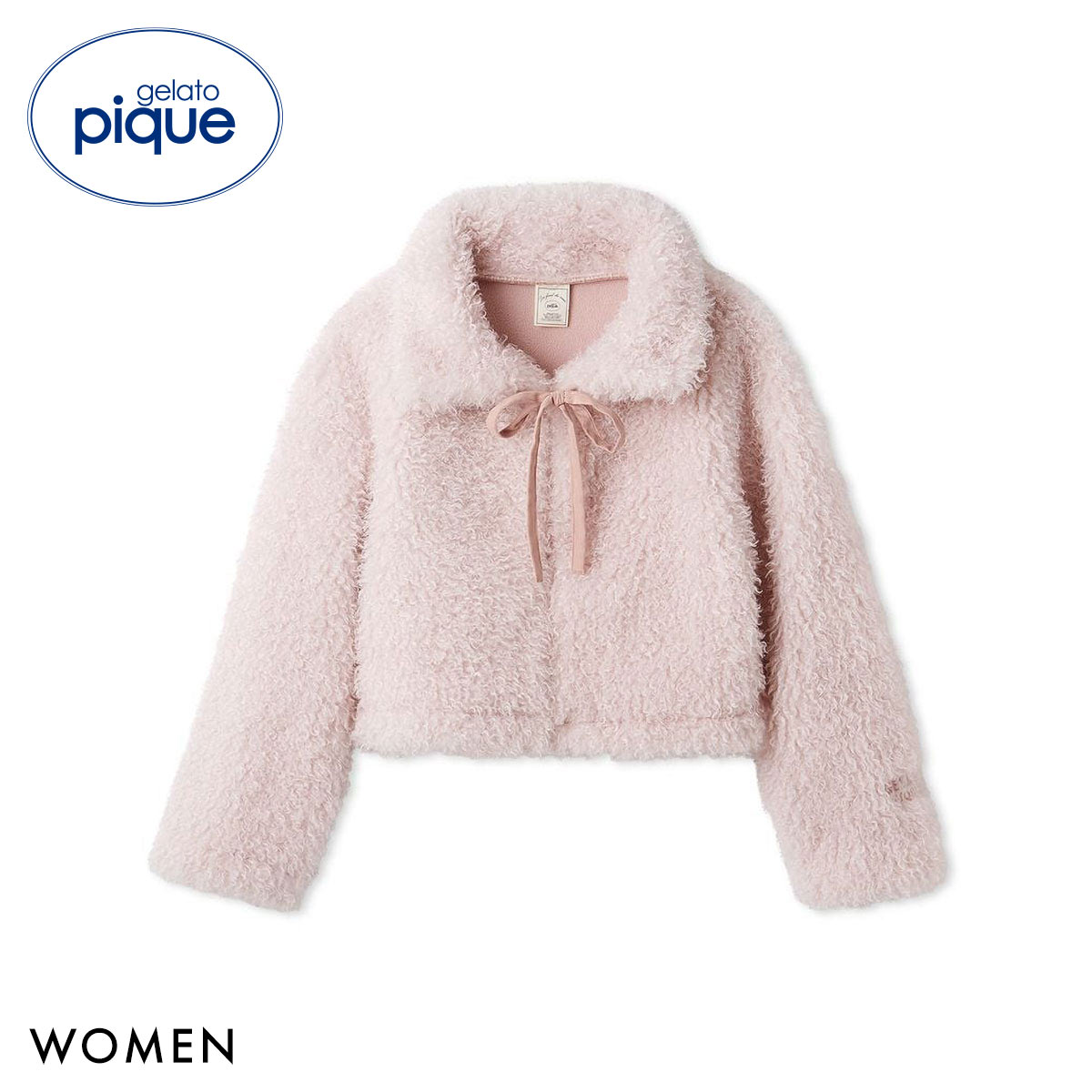 ジェラートピケ レディース プードルボアカーディガン ジェラピケ パジャマ ルームウェア gelato pique