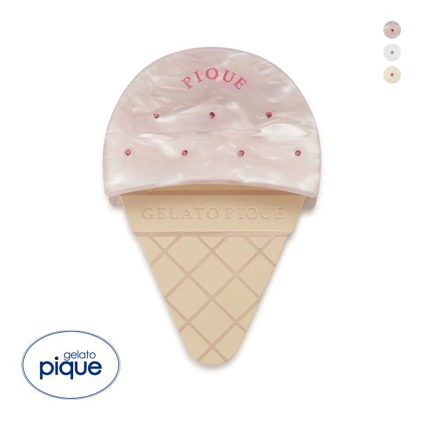 ジェラートピケ ホワイトデー ビジューヘアクリップ ジェラピケ gelato pique WhiteDay