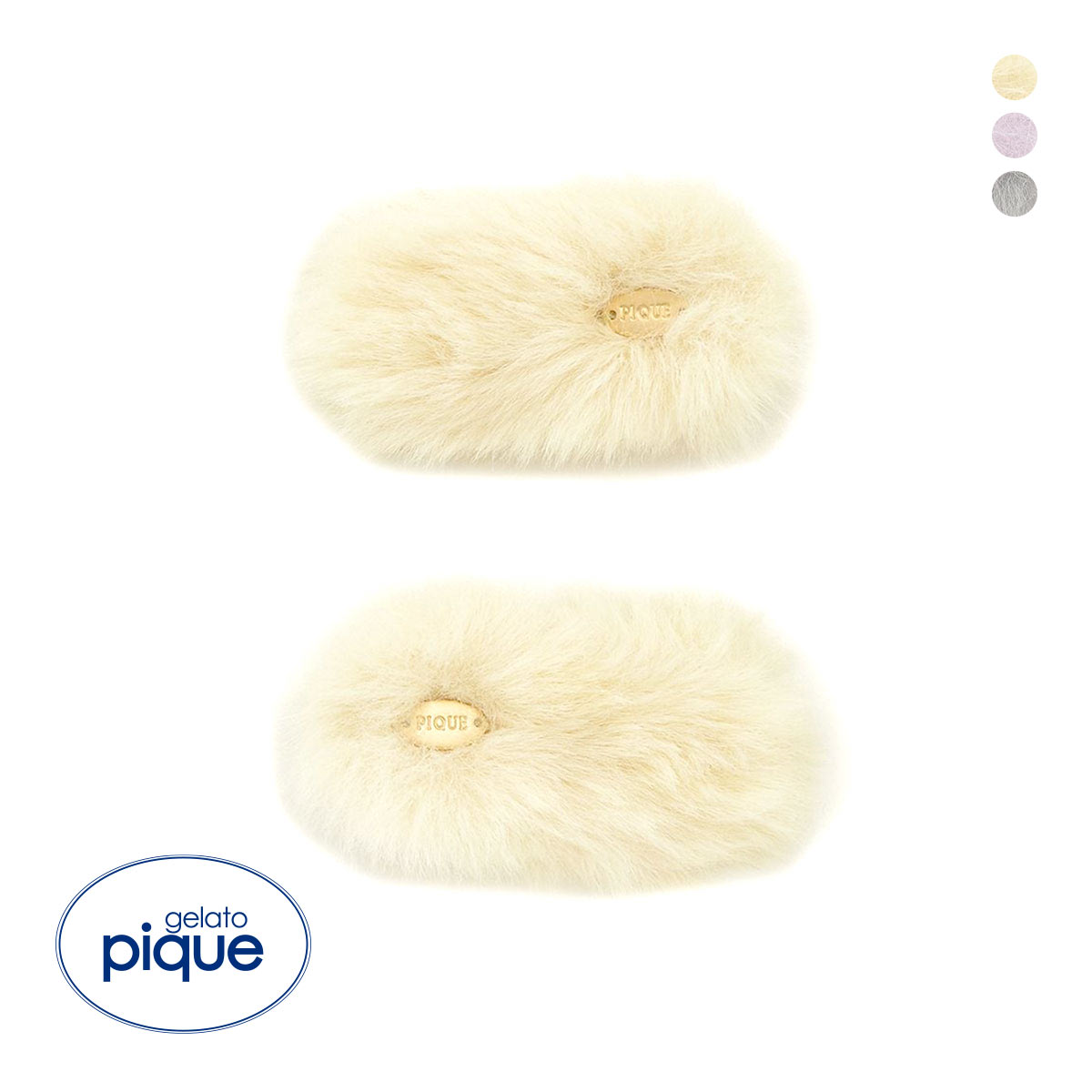 ジェラートピケ gelato pique ファーヘアピン ジェラピケ(YE-イエロー-Free)