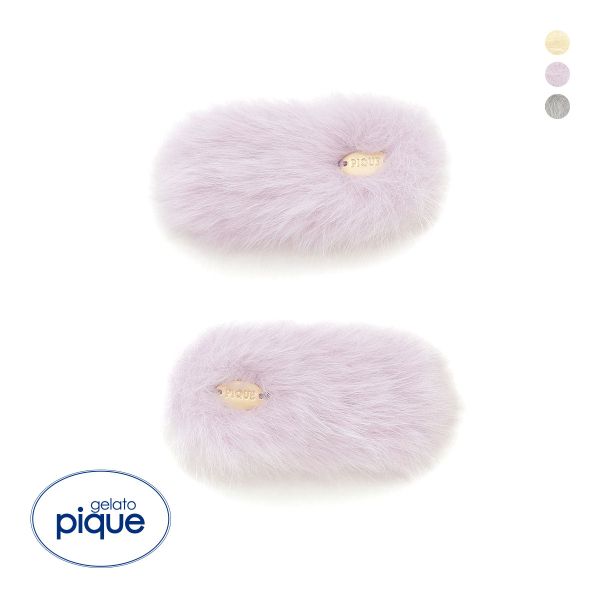 ジェラートピケ gelato pique ファーヘアピン ジェラピケ